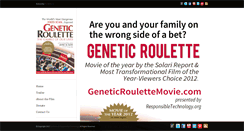 Desktop Screenshot of geneticroulettemovie.com